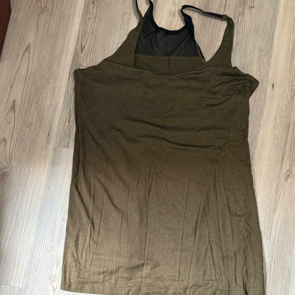 Olive Green Women's Top